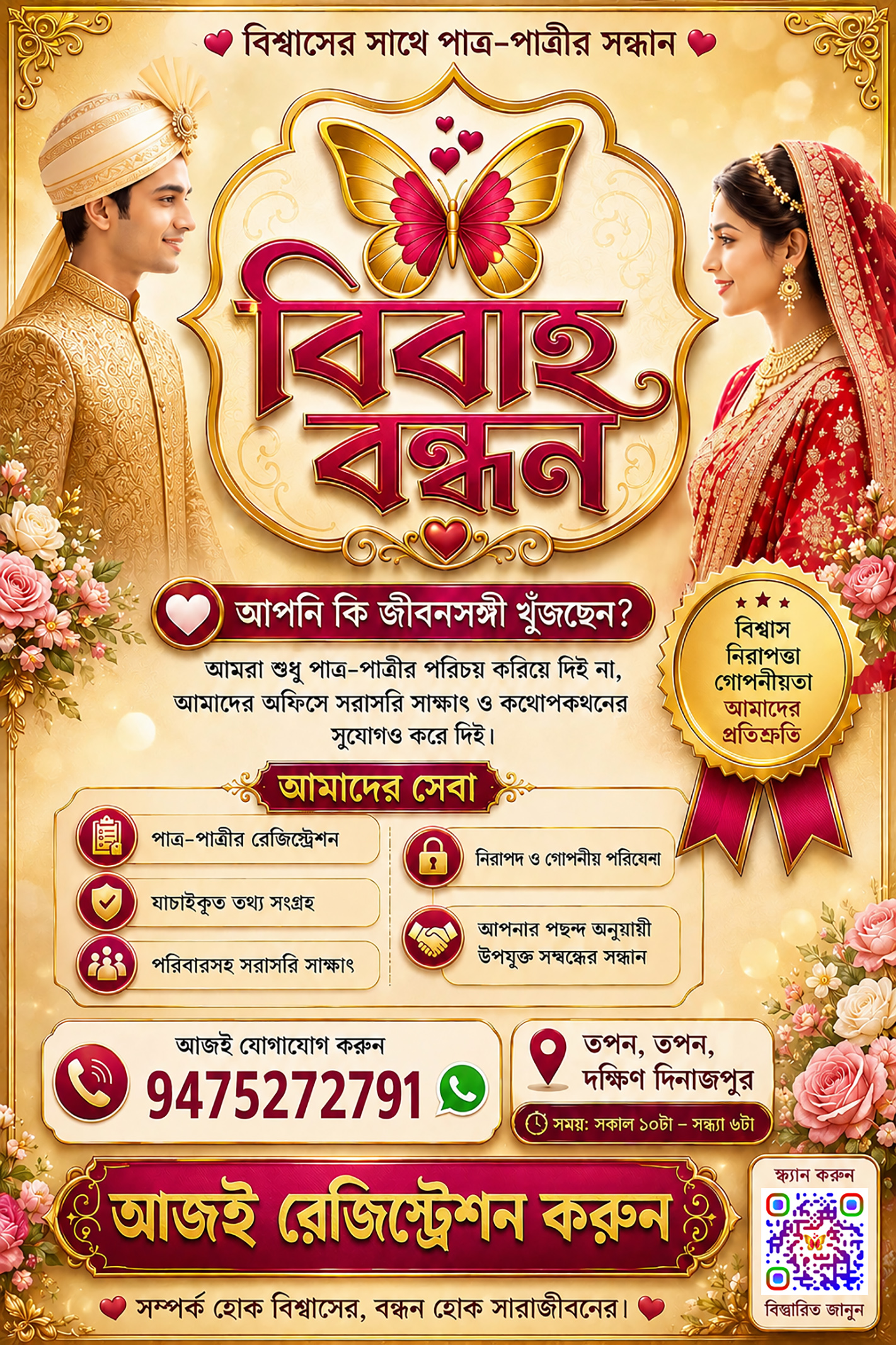 বিবাহ বন্ধন পরিষেবা poster